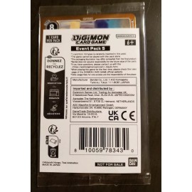 DIGIMON CARD GAME - EVENT PACK 5 - PROMO- ENGLISH - BANDAI - SEALED PACK