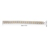 Golden Men Bracelet Fashionable Magnet Hand Chain Stainless Steel Pain