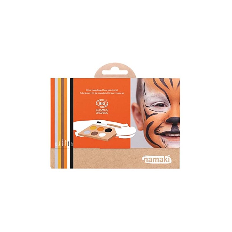 NAMAKI 6 Colours Wild Animals Certified Natural Cosmetics Make-Up Set