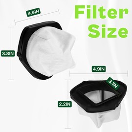 Dust Cup Filter Replacement for Shark Cordless Hand Vac SV780, SV75Z, SV728N, SV726N, SV748, SV736, Compared to Part# XF769, XSB726N 6 Pack LUXRILIX