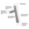 Stainless Steel T Bar Massage Tool for Trigger Points Massage