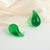 HolidayQbee Waterdrop Earrings for Women Dupes Earrings Chunky Drop Earrings