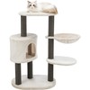 TRIXIE Moriles Cat Tower with Scratching Posts, Condo, Hammock, Padded