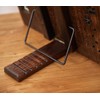 SINOBEST Book Stand with Page Clips, Foldable Reading Rest Holder,