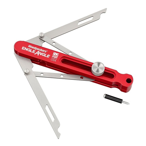 Woodpeckers Engle Angle, 6 Inch, Angle Finder Tool, Bisect Angles