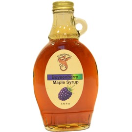 Dragonwood Flavored Maple Syrup (8 Flud Ounces, Boysenberry)