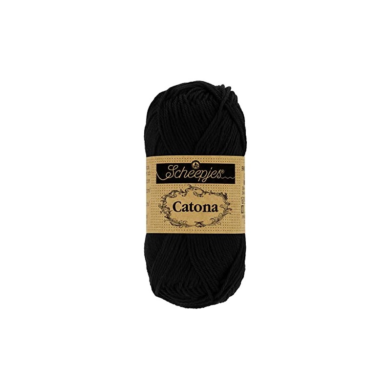Scheepjes Catona - Hilo de ganchillo de algodón mercerizado 100