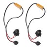 Qiilu Pair of Resistor Wiring Harness, 7440 T20 50W8RJ Hyper