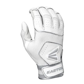 Easton | WALK-OFF NX Batting Gloves | Baseball/Softball | Adult X-Large | White/White