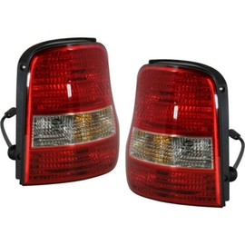 For Kia Sedona Tail Light 2003 2004 2005 Pair Driver and Passenger Side CAPA KI2800119C