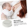 Minkissy 10pcs Reusable Washable Nursing Pads for Breastfeeding Absorbent Breathable