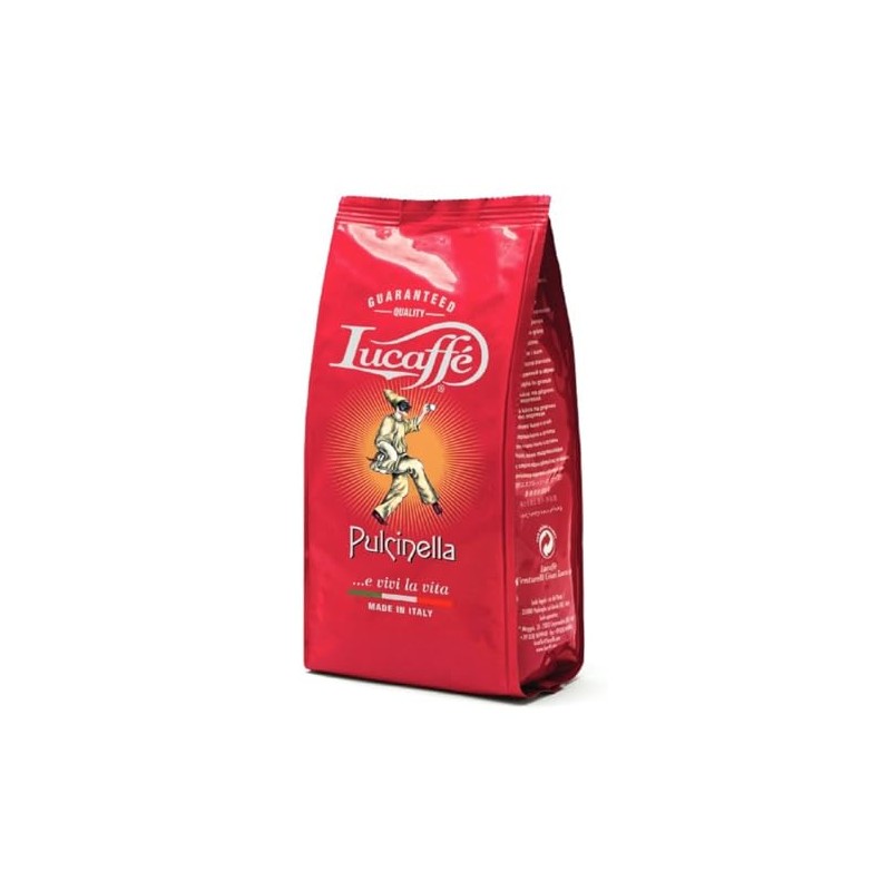 Lucaffe Pulcinella Coffee Whole Beans 700g. Bag