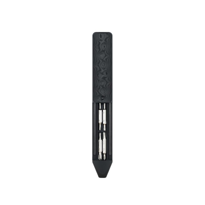 Oknife Otacle D2 Compact EDC Multi-Bit Driver, Black Aluminium with