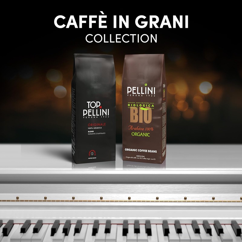 Pellini Caffè in Chicchi Top, Miscela 100% Arabica, Caffè in