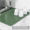 Rnivvi Silicone Coffee Mat, 12" x 19" Waterproof Raised Edge