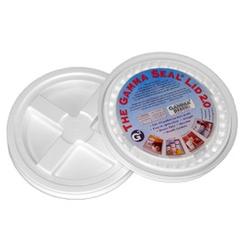 2 Gamma Seal Lids for 2-Gallon Buckets with 10 inch diameter (do NOT fit 5 gallon buckets)