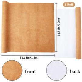 craspire 51 x 11.8 Inch Suede Book Cover for Book Binding, Fabric Surface, Paper Back, Book Cover, Books, Album, Scrapbooking, Archiving, DIY Cover, Protection, Book Cover