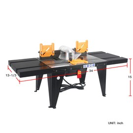 Leegol Electric Benchtop Router Table Wood Working Craftsman Tool (Router Table A)