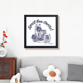 1 Pack T Shirt Display Frame, 13" x 13" Black Solid Wood Pine T Shirt Frame with Acrylic, 0.8" Depth of Usable Space Shadow Box, Display Case for Shirts, Memorabilia Shirt Display Frame (1)