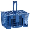 MasterPart 8 Compartment Blue Cutlery Basket Compatible With Indesit Dishwashers