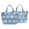 Two's Company Hydrangea Thermal Lunch Tote Bag Assorted 2 Colorways