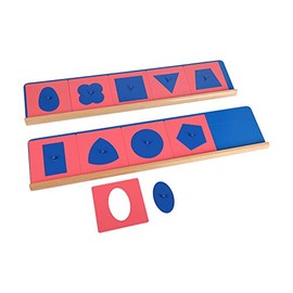 Adena Montessori Education Metal Insets with 2 Stands Shapes Set Montessori Educational Materials