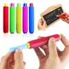 Paichley 5 Pieces Colorful Plastic Chalk Holders，Blackboard Adjustable Set for