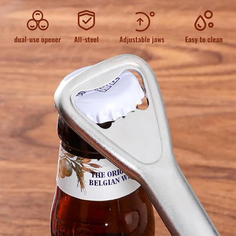 1 Pack 2 in 1 Adjustable Jar Opener for Weak