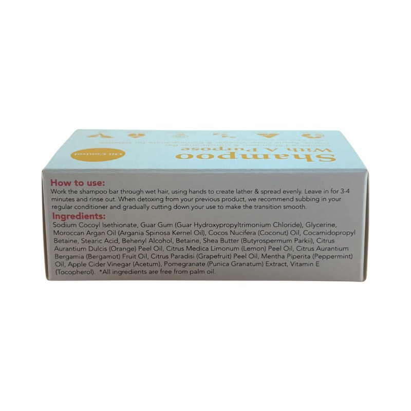 Shampoo With a Purpose Combined Shampoo & Conditioner Bar Oil