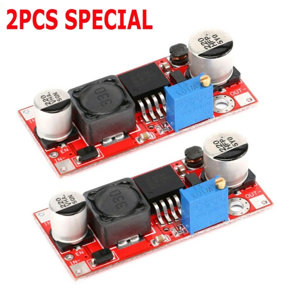 Miniduino 2pcs DC-DC 5V-48V Adjustable Step-up Boost Power Converter Module