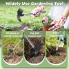 LAWFYMORI Weed Puller Tool with Long Handle, 60'' Weed Remover