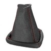 L&P A0002-1 Gear Stick Gaiter 100% Genuine Leather Black Stitching