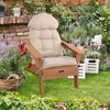 FUNBERRY Patio Chair Cushions Set of 4,Adirondack Chair Cushion,Improved Comfy