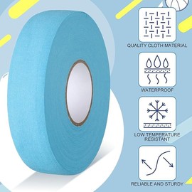 Anti-Slip Hockey Sticks Tape, 2Roll Sports Ice Hockey Grip Wrap Tapes,Non-Slip Ice Hockey Racket Tape,Non-Slip Grip Tapes Sports Tapes Ice Hockey Grip Tape, Blue