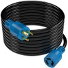 MAKERZ 252 Heavy-Duty Locking Generator Extension Cord - 3-Prong, 50'