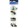 Just stationery Mixed Stationery Set, Black, Purple or Blue, 6821