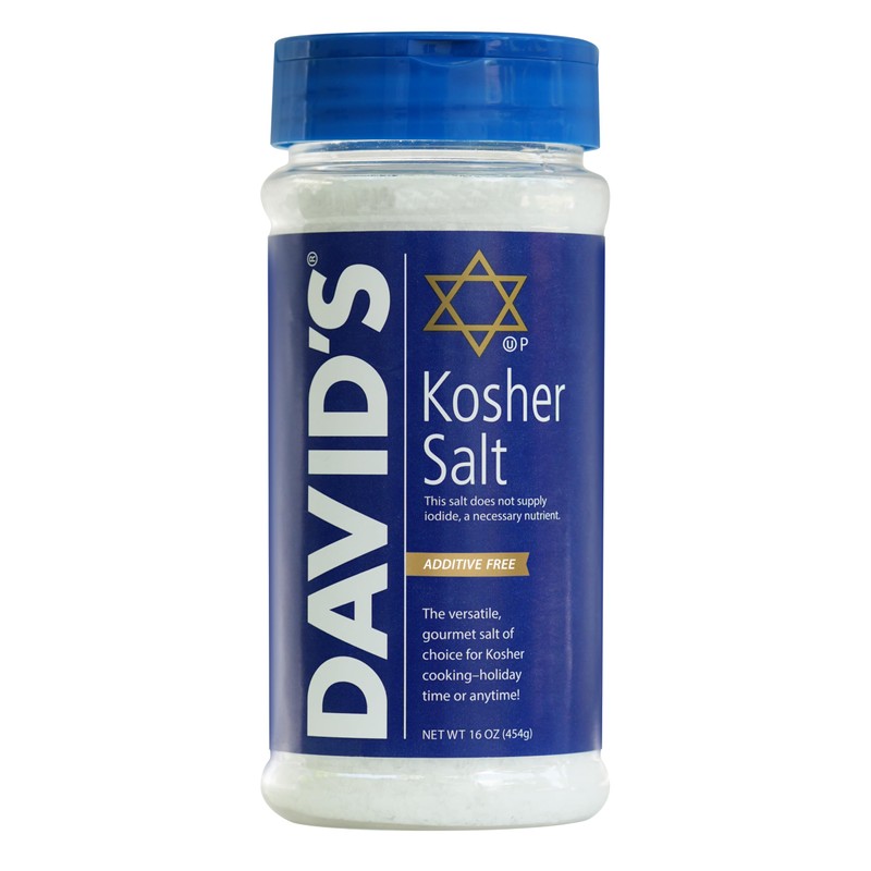 David's Kosher Salt 16 oz each (1 Item Per Order)