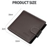 LEEXTON Men's Leather Wallet with RFID Protection, Genuine Leather Wallet
