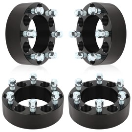 ECCPP 4PCS 2 inch 6 Lug 2" 50mm Wheel Spacers 6x5.5 6x139.7mm 14x1.5 Studs 108mm fit for 1999-2019 for Silverado 1500 for Escalade