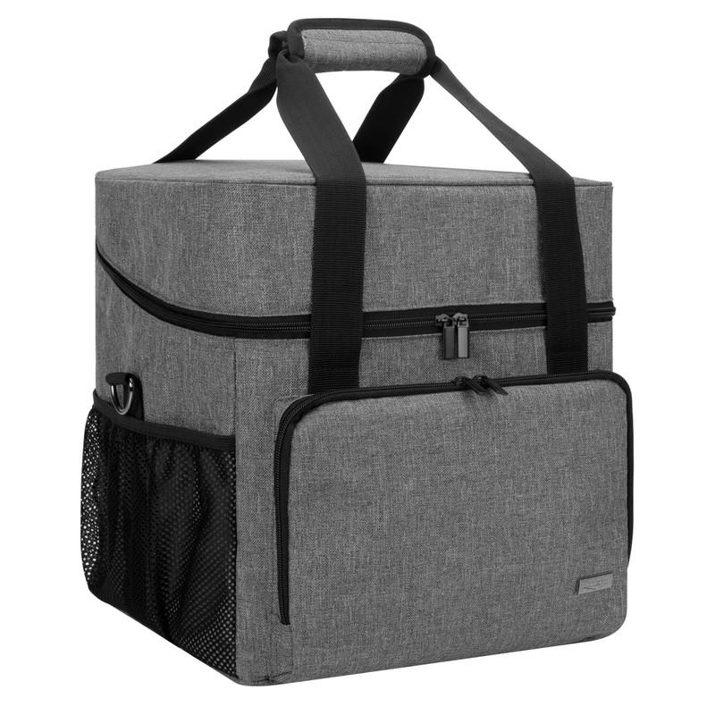 Luxja Rock Sewing Machine Storage Bag with Hard Birds on