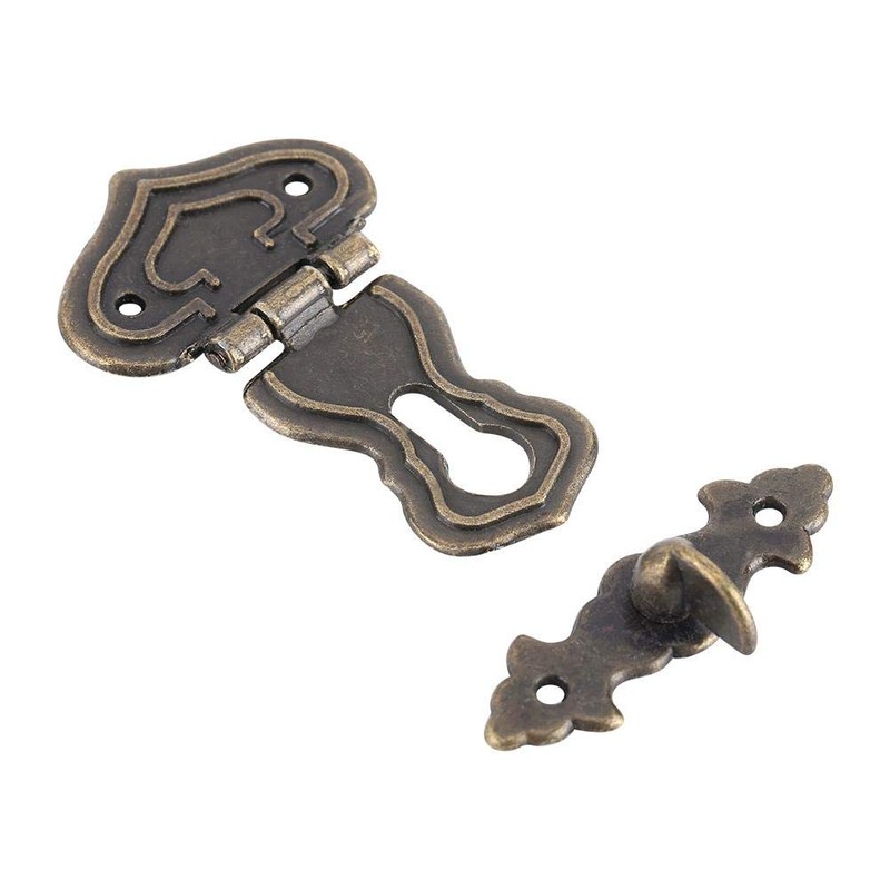 10pcs Latches Box Latches Hasp Mini Box Latch Set Antique