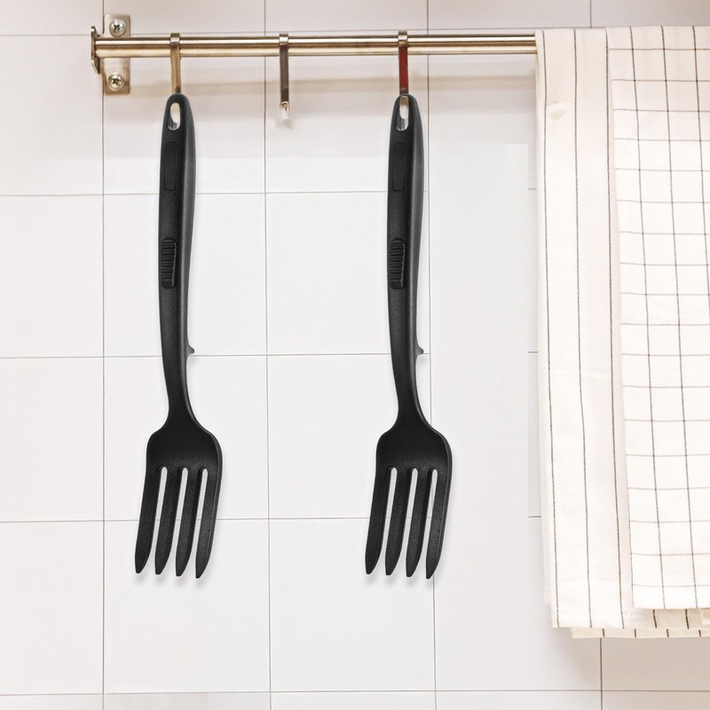 cobee 2Pcs Silicone Flexible Forks, 11.6 Inch Heat Resistant Cooking