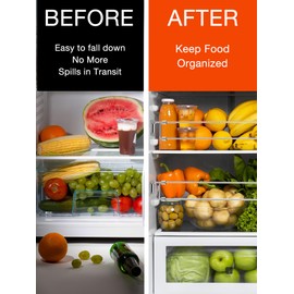 SUNMON RV Refrigerator Tension Rods - Tension-Style, Fixing food and beverages in The RV Refrigerator,RV Accessories for Inside