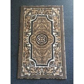 YHSF Traditional Floral Area Rug - Washable Carpet for Dining Room, Kitchen, or Bedroom - Easy Clean Colorful Flower Rug - Berber, 2 ft x 3 ft x 4 in