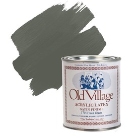 Old Village 1715qt Acrylic Latex Paint 1 Qt - Forest Green