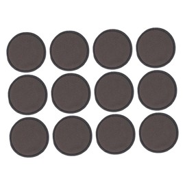 Mikinona 12pcs 3 Reusable Makeup Remover Pads Bamboo Fiber Cleansing Wipes with Storage Pouch for Sensitive Skin Makeup Removal Facial Cleansing Black