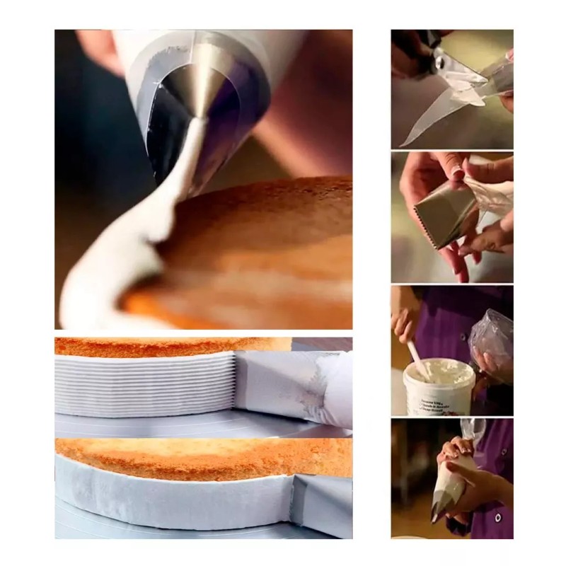 Icer Tip Boquilla Duya Glaseado Pastel Postre Cupcake Reposteria Pan