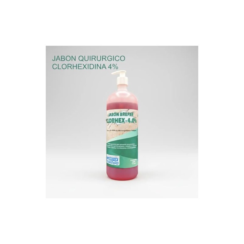 Jabón Antiséptico con Gluconato de Clorhexidina 4% 946 mL |