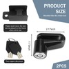 Qurbuns 2 PCS Motorcycle Anti-Theft Disc Brake Locks, Heavy Duty