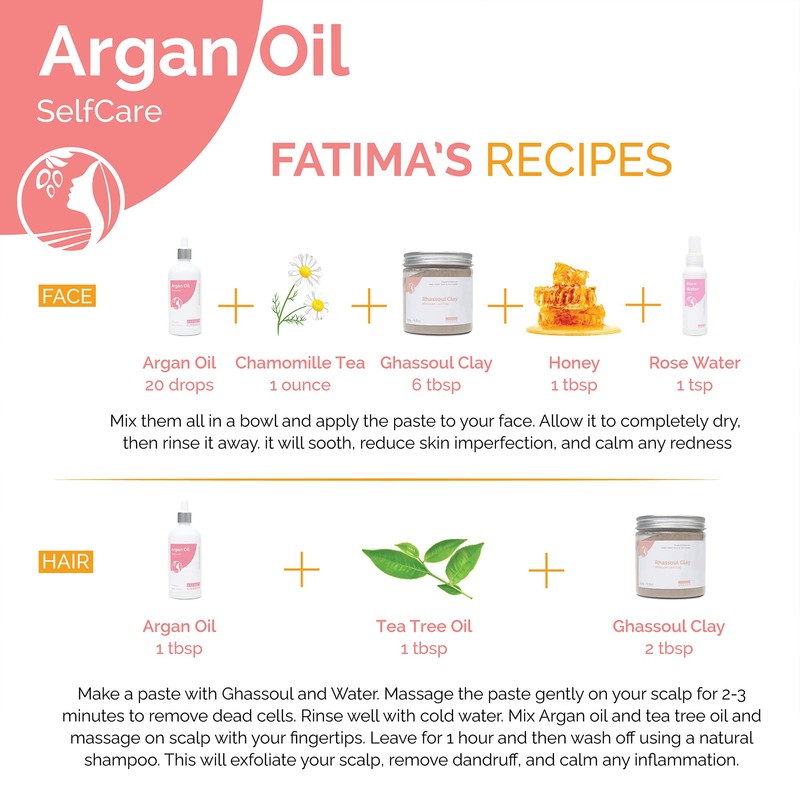 Fatima's Garden Argan Oil for Face, Hair, Skin and Nails